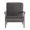 Merrick Lane Riviera All-Weather Poly Resin Wood Adirondack Style Deep Seat Patio Club Chair with Cushions